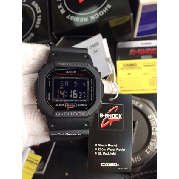 นาฬิกาข้อมือ-casio-g-shock-dw-5600hr-1dr-มาในโทนสี-ดำ-แดง