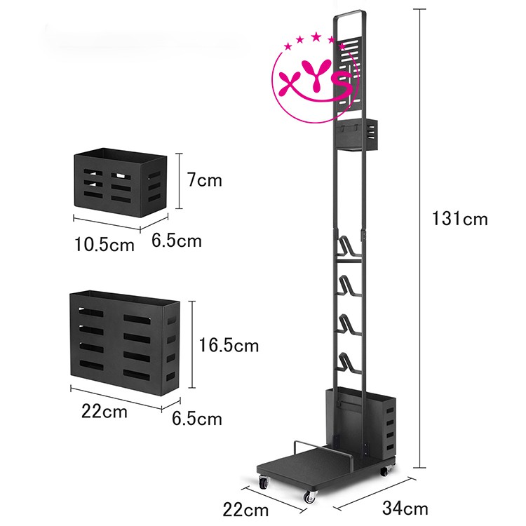 ที่วาง-ขาตั้งเครื่องดูดฝุ่น-ขาตั้งสำหรับเครื่องดูดฝุ่น-ไม่ต้องเจาะผนัง-รุ่นใหม่มีที่เก็บสายไฟ-พร้อมล้อ