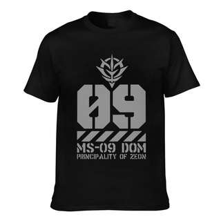 เสื้อยืดลําลอง พิมพ์ลายอนิเมะกันดั้ม Zeon สําหรับผู้ชาย ขายดี Diy Ms-09