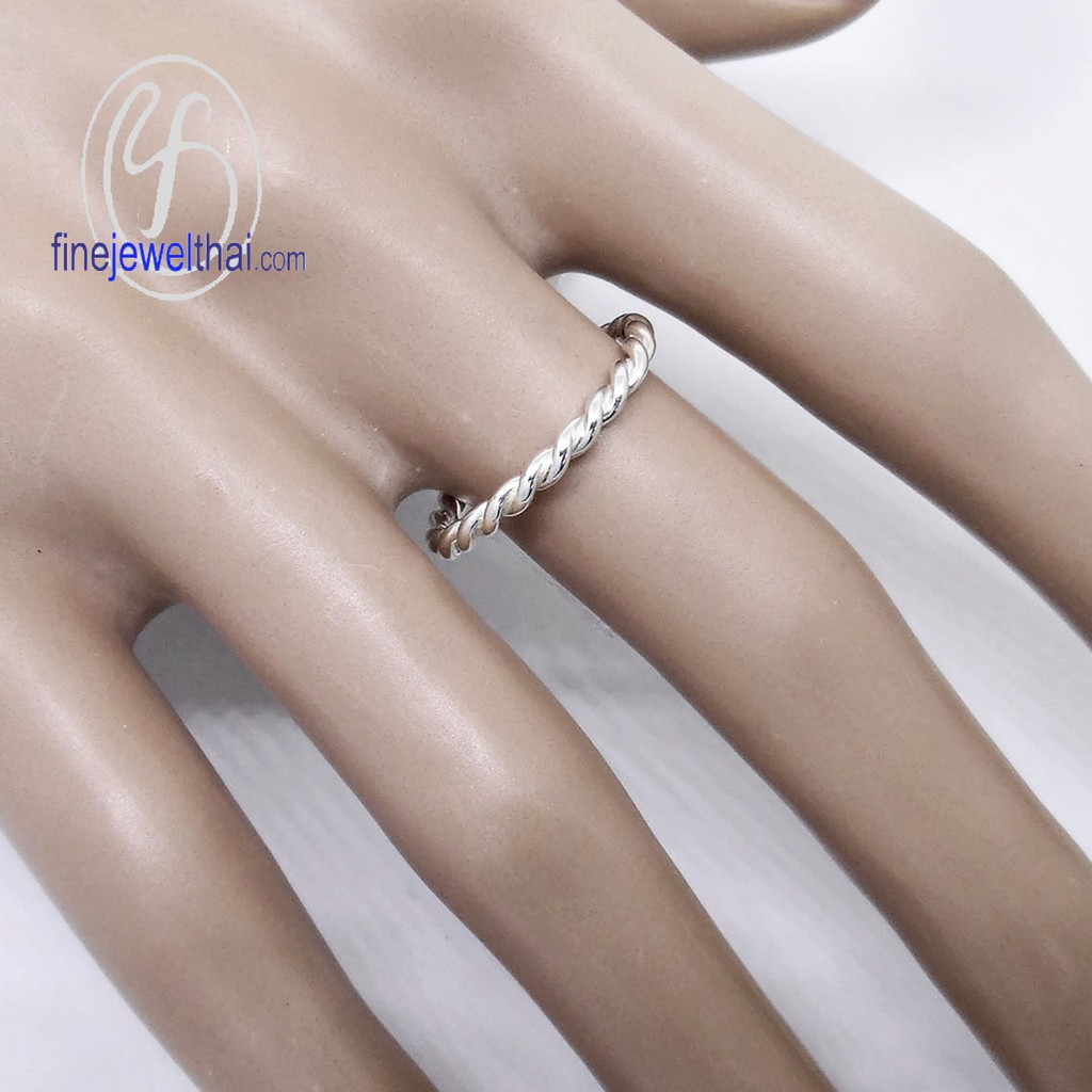 finejewelthai-แหวนทองคำขาว-ทองคำขาว-ทองแท้-9k-แหวนหมั้น-แหวนแต่งงาน-white-gold-9k-gold375-wedding-ring-r1232wg-375