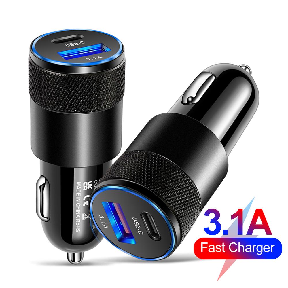 elough-qc-3-0-usb-type-c-car-charger-pd-car-phone-charger-fast-charging-in-car-usb-c-อะแดปเตอร์