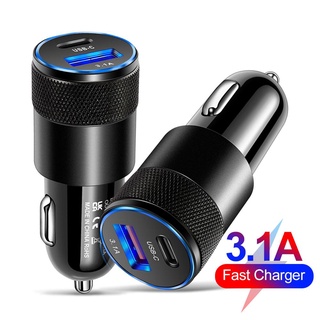 สินค้า Elough QC 3.0 USB Type C Car Charger PD Car Phone Charger Fast Charging in Car USB-C อะแดปเตอร์