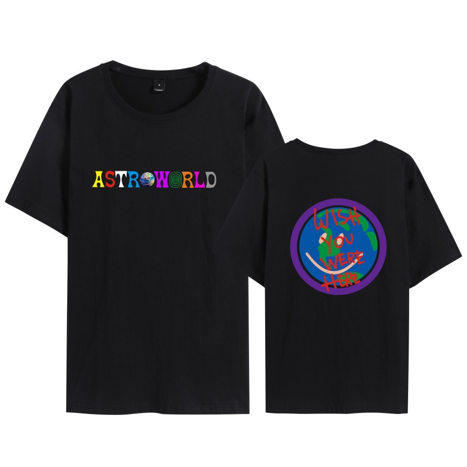 เสื้อยืดแขนสั้น-พิมพ์ลาย-astroworld-เข้ากับทุกการแต่งกาย-แฟชั่นฤดูร้อน-สไตล์อเมริกันs-5xl