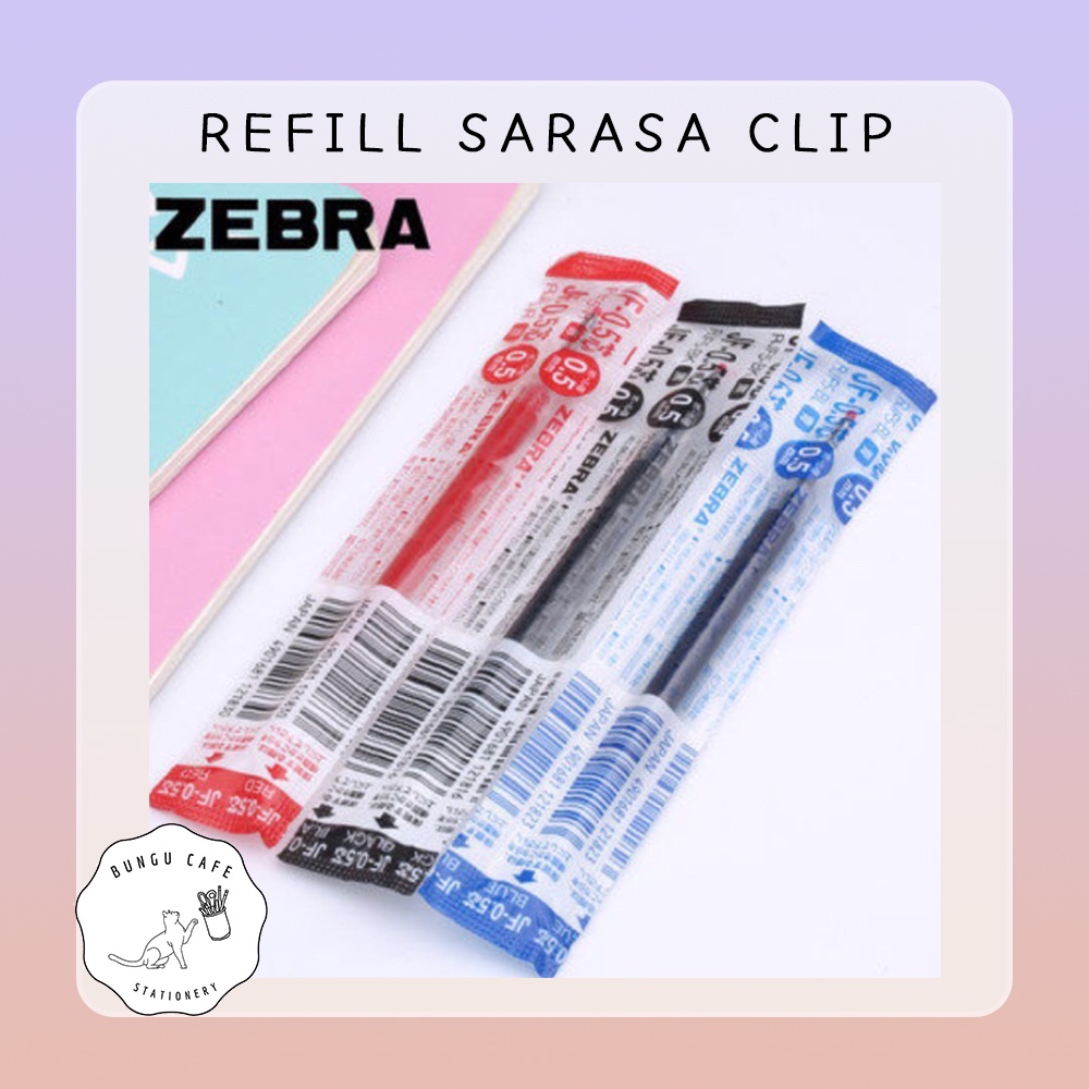 zebra-sarasa-clip-refill-0-4-0-5-0-7-1-0-mm-ไส้ปากกาเจล-ไส้สำหรับเปลี่ยนปากกาเจล-ซาราซา-คลิป-ขนาด0-4-0-5-0-7-1-0-มม