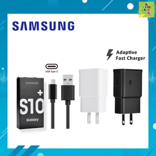 ชุดชาร์จSamsung รุ่น S10 หัวชาร์จ สาย​ชาร์จ ชาร์จเร็ว ชาร์จด่วน Fast Usb TypeC​ A20 A30 A50 A20S A30S S8 S9 S10