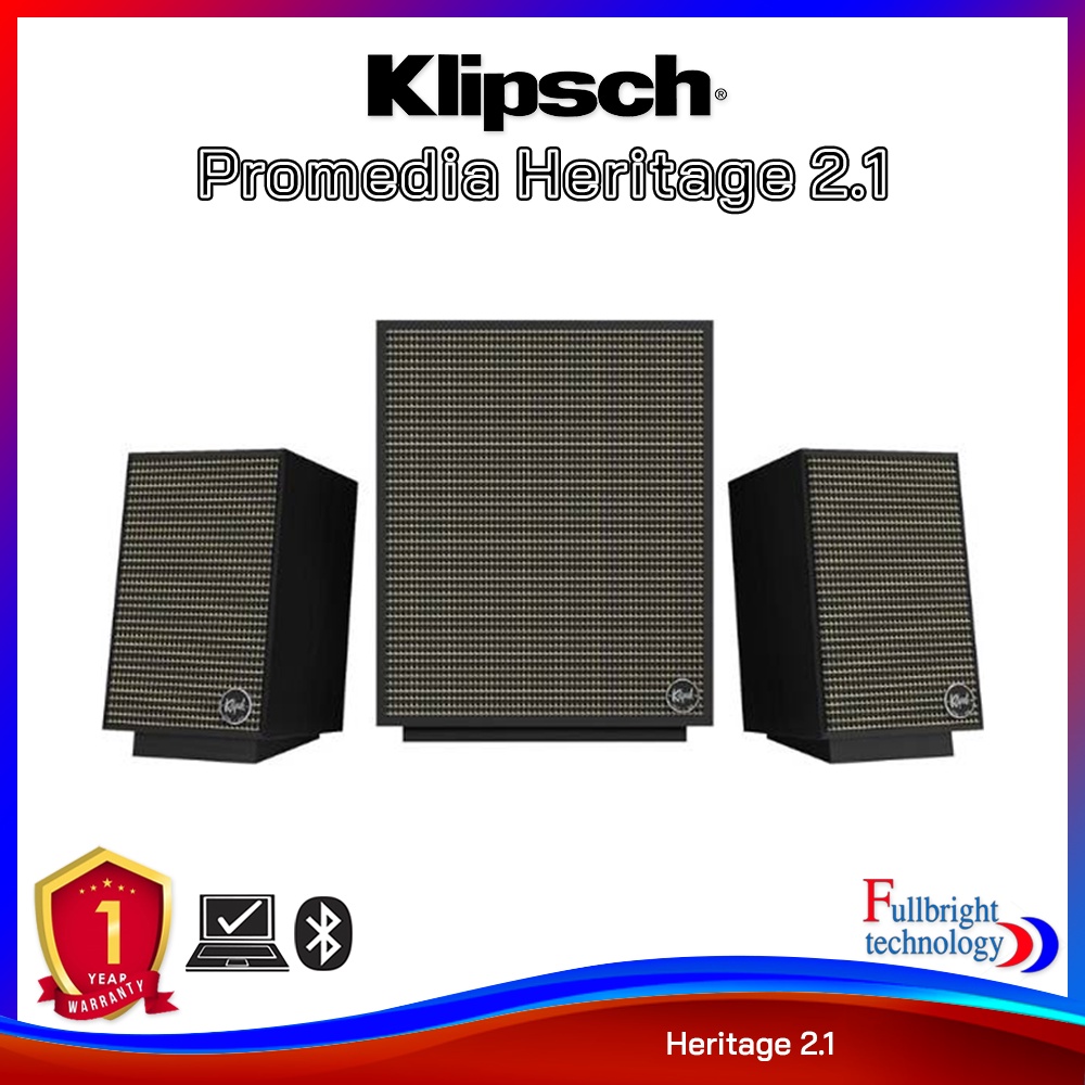 Klipsch Promedia Heritage 2.1 Home Audio Speaker ลำโพงคอมพิวเตอร์