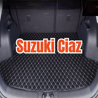 【มีสินค้า】Suzuki Ciaz trunk เสื่อท้ายรถ กันน้ำ ทนสกปรก ทนทาน ทนทาน หนัง (car trunk mat) เสื่อท้ายรถ พรมท้ายรถ พรมเช็ดเท้าท้ายรถ  เสื่อเท้าท้ายรถ ราคาถูก เสื่อคุณภาพดี เสื่อเท้าสวย เสื่อท้ายรถ  เสื่อท้ายรถ เสื่อท้ายรถ เสื่อท้ายรถ พรมท้ายรถ