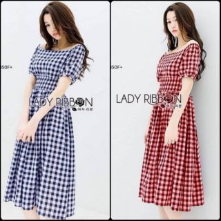 เดรสผ้าทอลายสก้อตสไตล์สาวหวาน **สอบถามก่อนสั่งซื้อ**