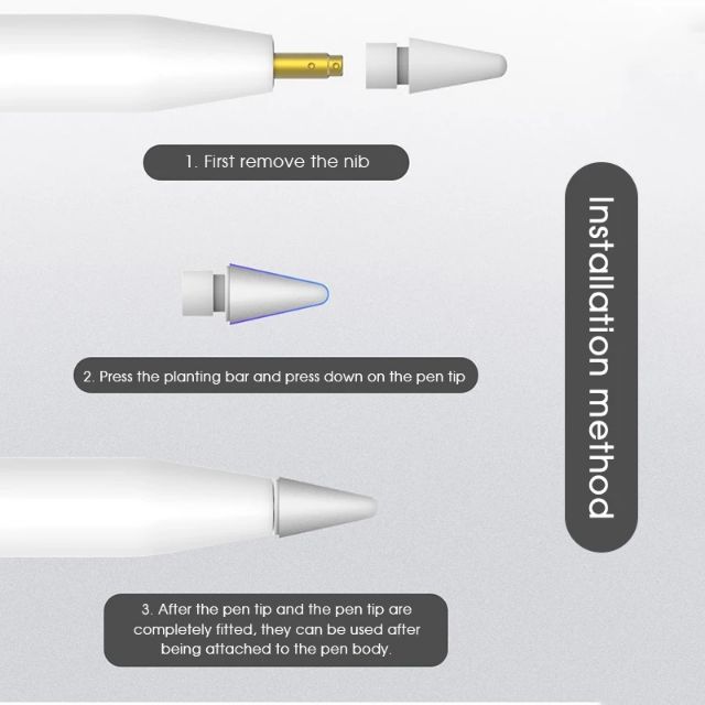 ภาพหน้าปกสินค้า[1 ชิ้น] Pencil tip cover for Apple pencil 1/2 เคสหัวปากกาipad ใช้ได้ทั้งรุ่น1และ2 [พร้อมส่ง] จากร้าน mytable.p บน Shopee