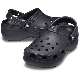 SC - crocs classic platform รองเท้าสีดำส้นสูง ใส่แล้วดูดี มั่น...