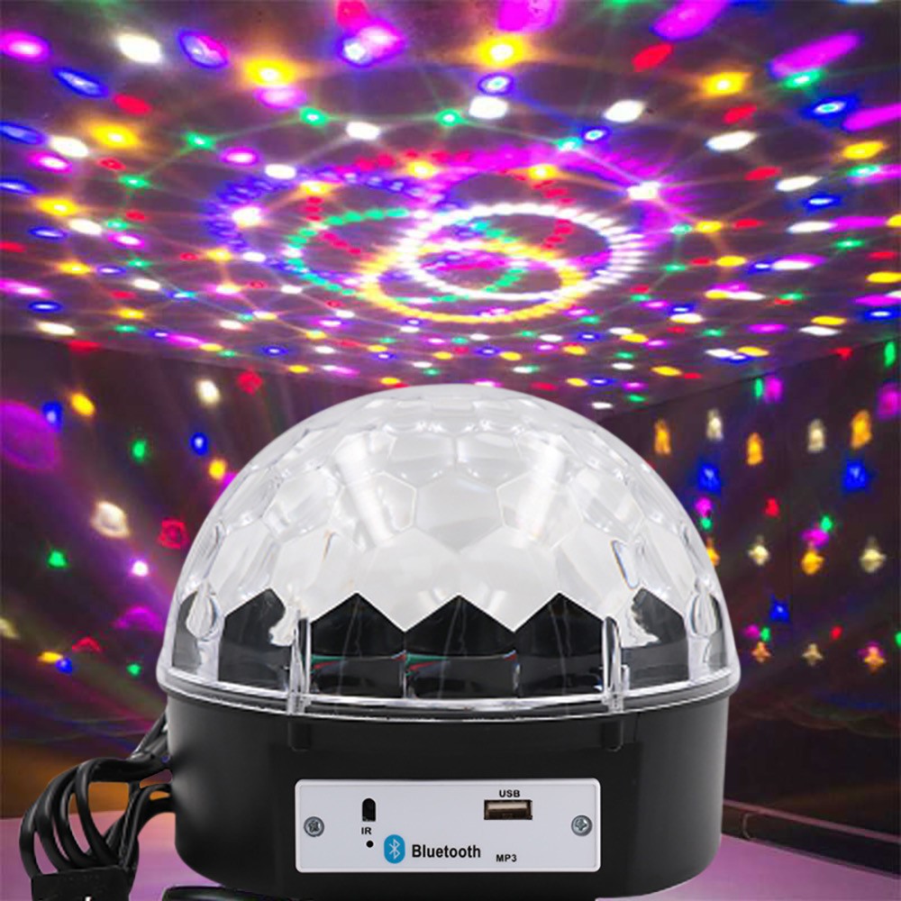 ภาพหน้าปกสินค้าลำโพงบลูทูธไฟดิสโก้เทค ไฟเทค ไฟเธค ไฟดิสโก้ ไฟปาร์ตี้ เล่นเพลงได้ LED Magic Ball Light MP3 รับประกัน จากร้าน vankas บน Shopee