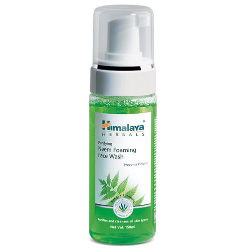 เป็นสิวต้องใช้-himalaya-neem-foaming-face-wash-150ml