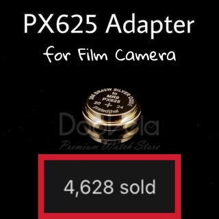 Adapter PX625 สำหรับกล้องฟิล์มและเครื่องวัดแสงรุ่นเก่า **มีชิปแปลงไฟ** ยอดขาย 4 พันกว่าชิ้นในอีเบย์ สินค้าแท้ งานคุณภาพ