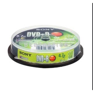 [ลดล้างสต็อค]SONY แผ่น DVD+R แพ็คถ้วย 10 แผ่น  รุ่น 10DPR47S
