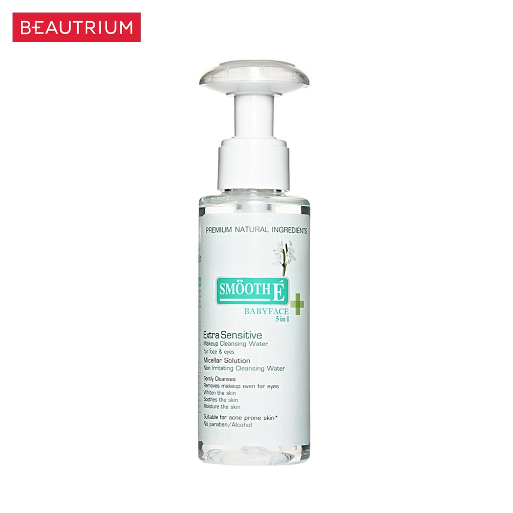 smooth-e-extra-sensitive-make-up-cleansing-water-ที่เช็ดเครื่องสำอาง-100ml