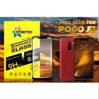 ฟิล์มกระจก  POCO F1  แบบเต็มจอ กาวเต็ม PocoPhone จากStartec คุณภาพดี ทัชลื่น ปกป้องหน้าจอได้ดี ทนทาน แข็งแกร่ง ใสชัดเจน