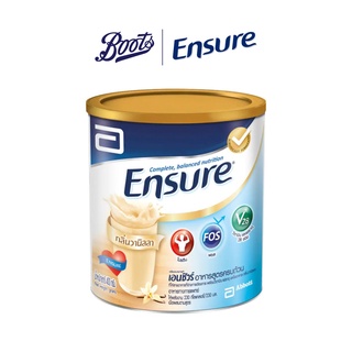 สินค้า Ensure เอนชัวร์ กลิ่นวานิลลา ขนาด 400 กรัม อาหารเสริม สูตรครบถ้วน