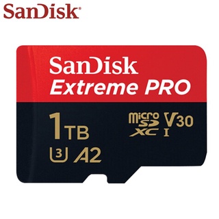 ภาพหน้าปกสินค้าSandisk การ์ดหน่วยความจํา Class 10 Extreme PRO Card 1TB Max Speed Reading 170MB/s TF Card A2 V30 UHS-I U3 Micro SD Card ที่เกี่ยวข้อง