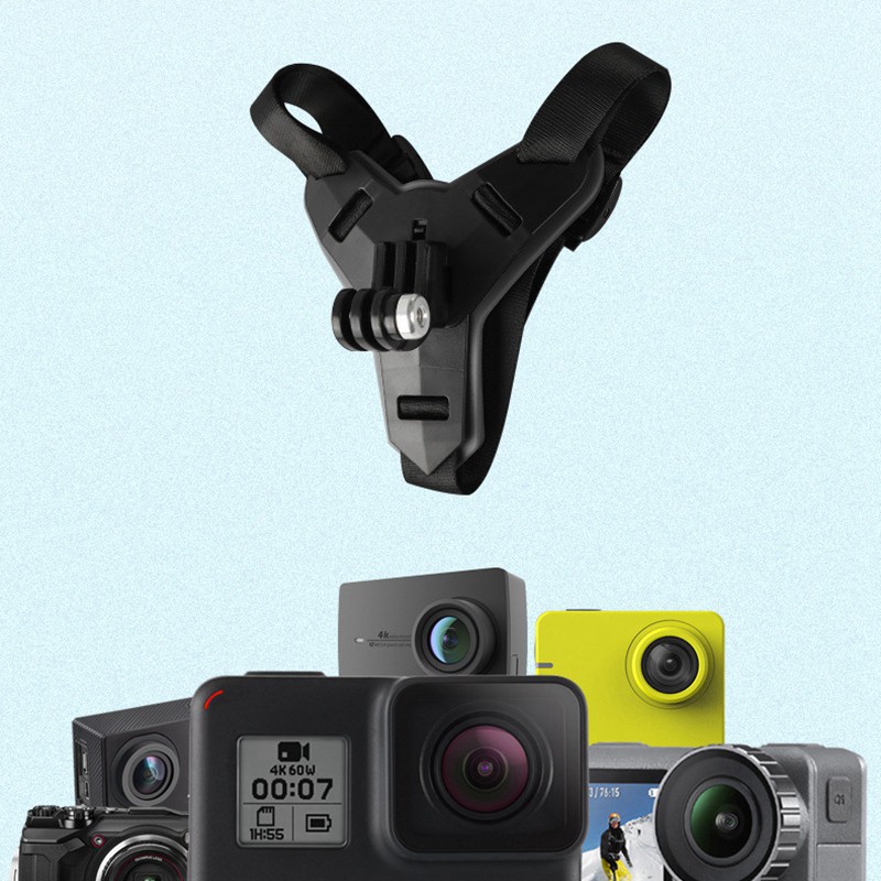 ภาพสินค้าอุปกรณ์เมาท์ขาตั้ง ติดหมวกกันน็อก สำหรับกล้อง Dji Gopro Sjcam Action L1TH จากร้าน hzhaiyaa2.th บน Shopee ภาพที่ 2