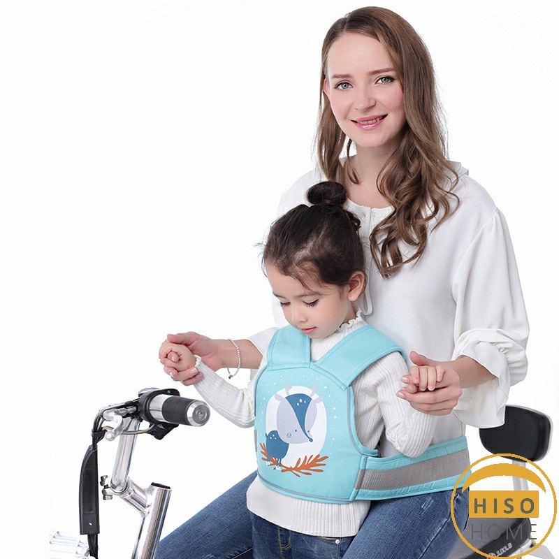 สายรัดกันตกรถ จัรกยาน มอเตอร์ไซค์ เข็มขัดนิรภัยเด็ก Child bicycle seat