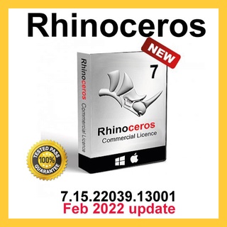 สินค้า Rhinoceros v7.15.22039.13001 (Win/macOS) รองรับชิบ M1 โปรแกรมออกแบบ 3D