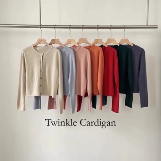 cpjgirlxx | พร้อมส่ง Twinkle Cardigan - 7col (100% wool) เสื้อคาดิแกนขนสัตว์แท้ นุ่ม ผสมกลิตเตอร์