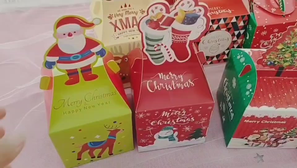 epa-คริสต์มาสxmas-กล่องของขวัญปีใหม่-กล่องขนม-กล่องใส่แอปเปิ้ล-มีวิธีประกอบ