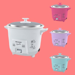 หม้อหุงข้าวไฟฟ้า SHARP KSH-Q03 Candy คละสี 0.3 ล. ชาร์ป random color electric rice cooker