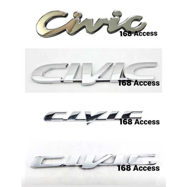 โลโก้-civic-eg-ek-es-fd-fb-emblem-logo