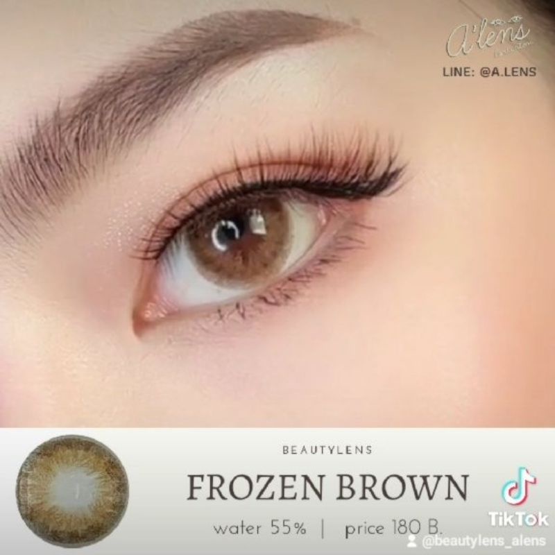 คอนแทคเลนส์-รุ่น-frozen-brown-ยี่ห้อบิวตี้เลนส์