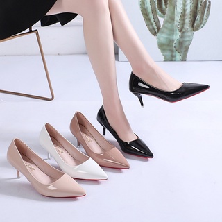 สินค้า รองเท้าส้นสูง ส้นเข็มใส่ออกมาทรงสวย สีสวย ขนาด 34-40