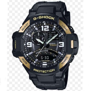 C-asioG-gshock นาฬิกาข้อมือผู้ชาย สายเรซิ่น รุ่น GA-1000-9G - สีดำ