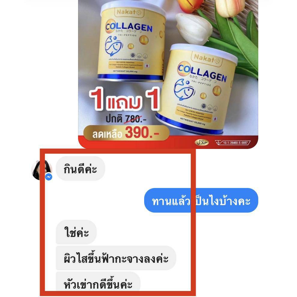 โปรโมชั่น-1-แถม-1-nakata-collagen-tripeptide-นาคาตะ-คอลลาเจน-ไตรเปปไทด์-นำเข้าจากญี่ปุ่น-คอลาเจนน้องปลา-คอลาเจน-บำรุงผิว