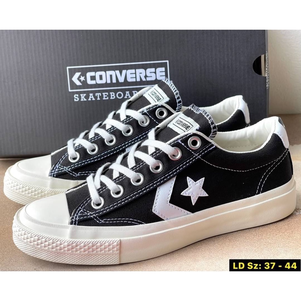 converse-skateboarding-รองเท้าผ้าใบผูกเชือกพร้อมกล่อง