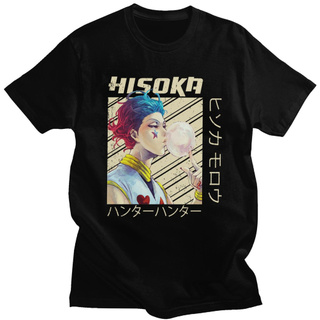 【hot sale】แฟชั่น Hisoka Morow Hunter X Hunter เสื้อยืดผู้ชายอะนิเมะ Morou Hxh Tee แฟนผ้าฝ้ายแท้เสื้อยืด