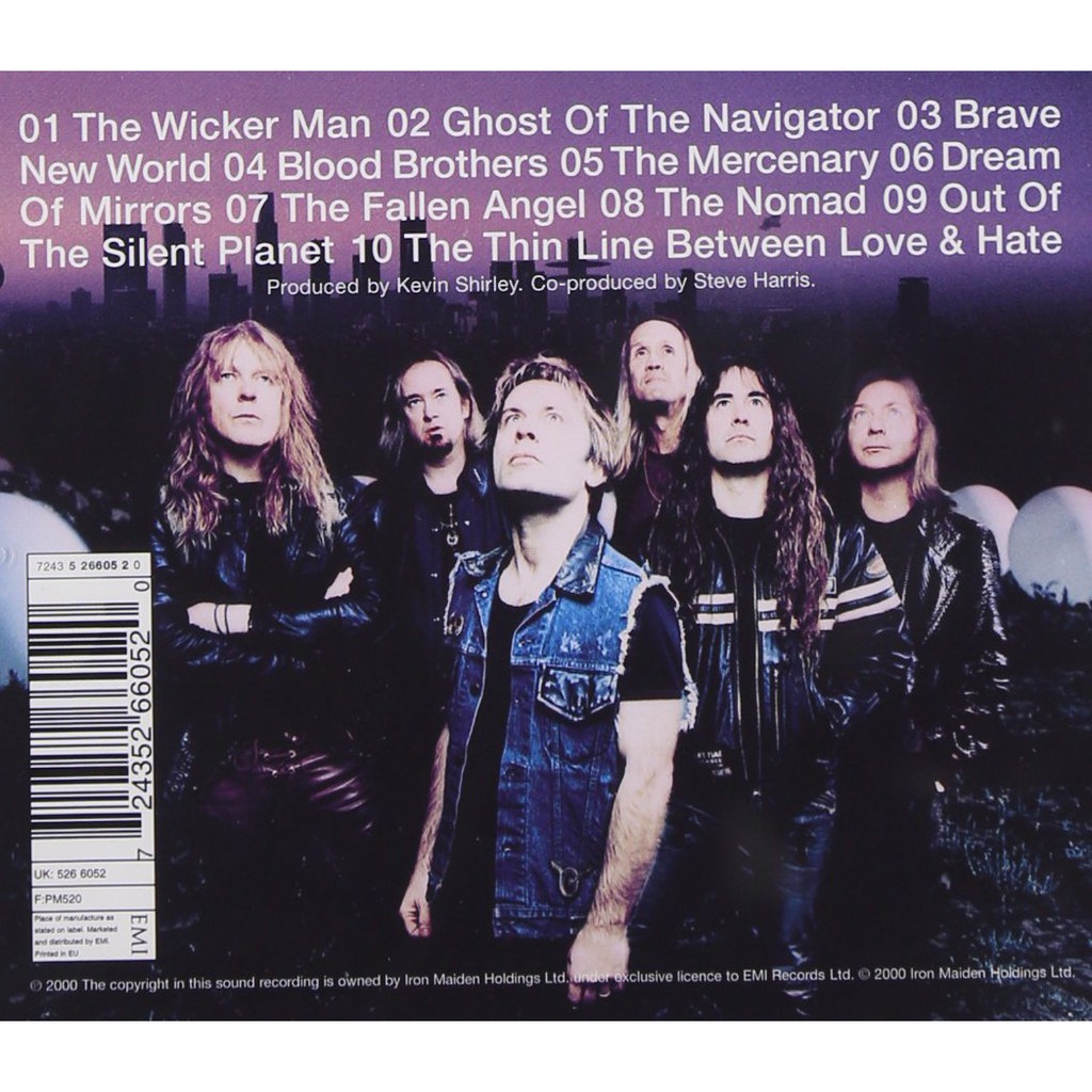 ซีดีเพลง-cd-iron-maiden-2000-brave-new-world-ในราคาพิเศษสุดเพียง159บาท