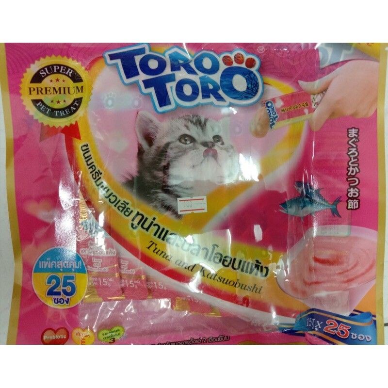 ขนมแมวเลีย-toro-toro-15g-25ซอง