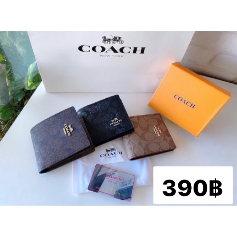 กระเป๋าสตางค์coachแบบพับ