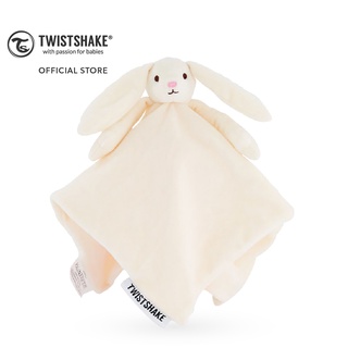 ภาพขนาดย่อของสินค้าTwistshake Comfort Blanket Bunny ผ้าห่มสำหรับเด็ก มาพร้อมตุ๊กตากระต่าย ขนาด 30 x 30 ซม.