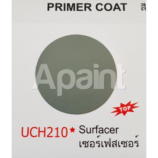 ภาพหน้าปกสินค้าสีสเปรย์รองพื้นกลบรอย สีสเปรย์ซามูไร เซอร์เฟสเซอร์ UCH210* สีเทา Primer Coat Surface