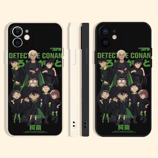 Detective Conan เคสไอโฟน 8พลัส iPhone 13 pro Xr Xs X 7 8 plus se2020 เคส 12 11 pro max phone case นิ่ม