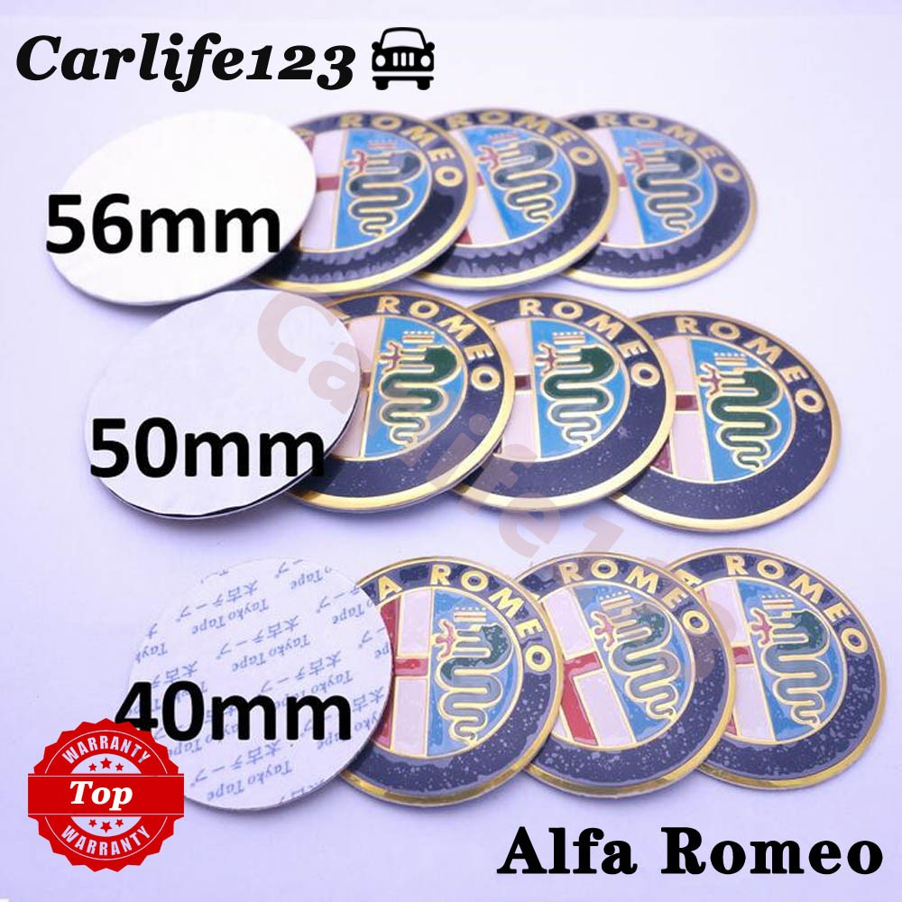 สติกเกอร์โลโก้-alfa-romeo-ขนาด-50-มม-56-มม-40-มม-สําหรับติดพวงมาลัยรถยนต์