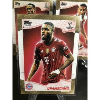 2021-22 Topps Gold X Tyson Beck UEFA Champions League Soccer Cards Bayern Munchen