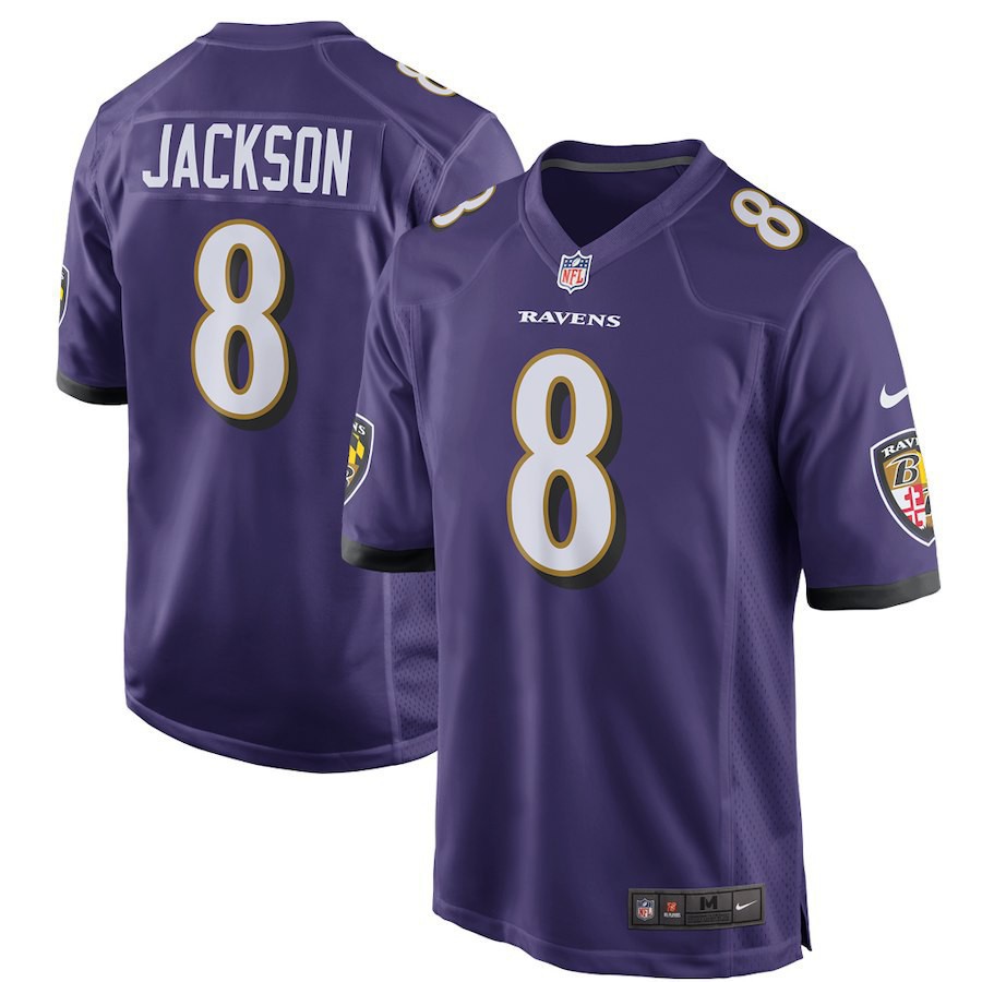 nfl-football-jerseys-mens-ravens-8-lamar-jackson-football-jersey-purple-white-black