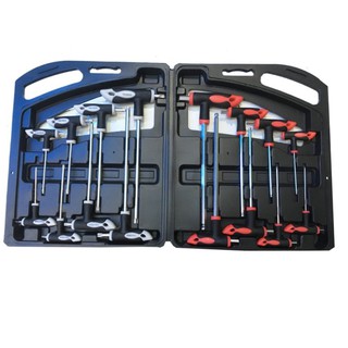 Easy Tool - ชุดประแจหกเหลี่ยมและ Star Wrench ด้ามตัวที ชุดละ 16 ชิ้น