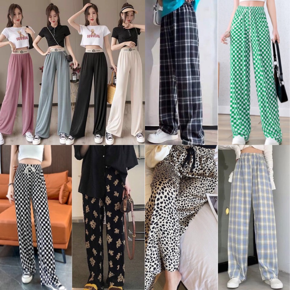 ภาพหน้าปกสินค้าพร้อมส่ง กางเกงขายาวผู้หญิงใส่สบาย จากร้าน khumsudd บน Shopee