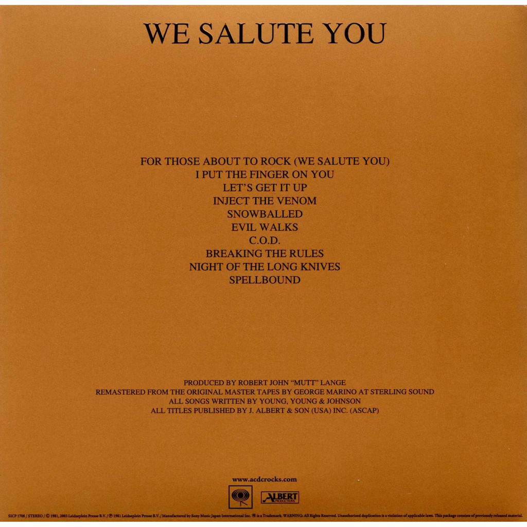 ซีดีเพลง-cd-ac-dc-1981-for-those-about-to-rock-we-salute-you-ในราคาพิเศษสุดเพียง159บาท