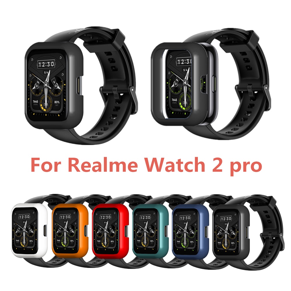 เคสกรอบนาฬิกาข้อมือกันชนสําหรับ-realme-watch-2-pro-ultra-light-pc-หลากสีสัน