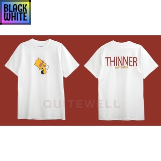 🔥พร้อมส่ง🔥BWCB -เสื้อยืดลาย สุดคูล คุณภาพเยี่ยม THINNER WHITE cotton100% --เสื้อผ้าอินเทรนด์เฉพาะบุค oversize unisex