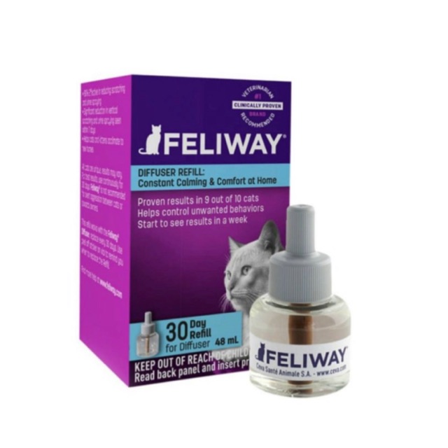 ภาพหน้าปกสินค้าFeliway refill 48 ml. หมดอายุ 01/2026 ใช้ได้ 30 วัน